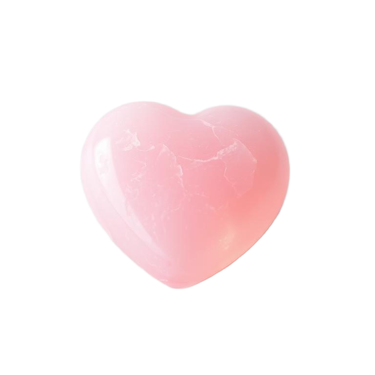 Rose Quartz Heart